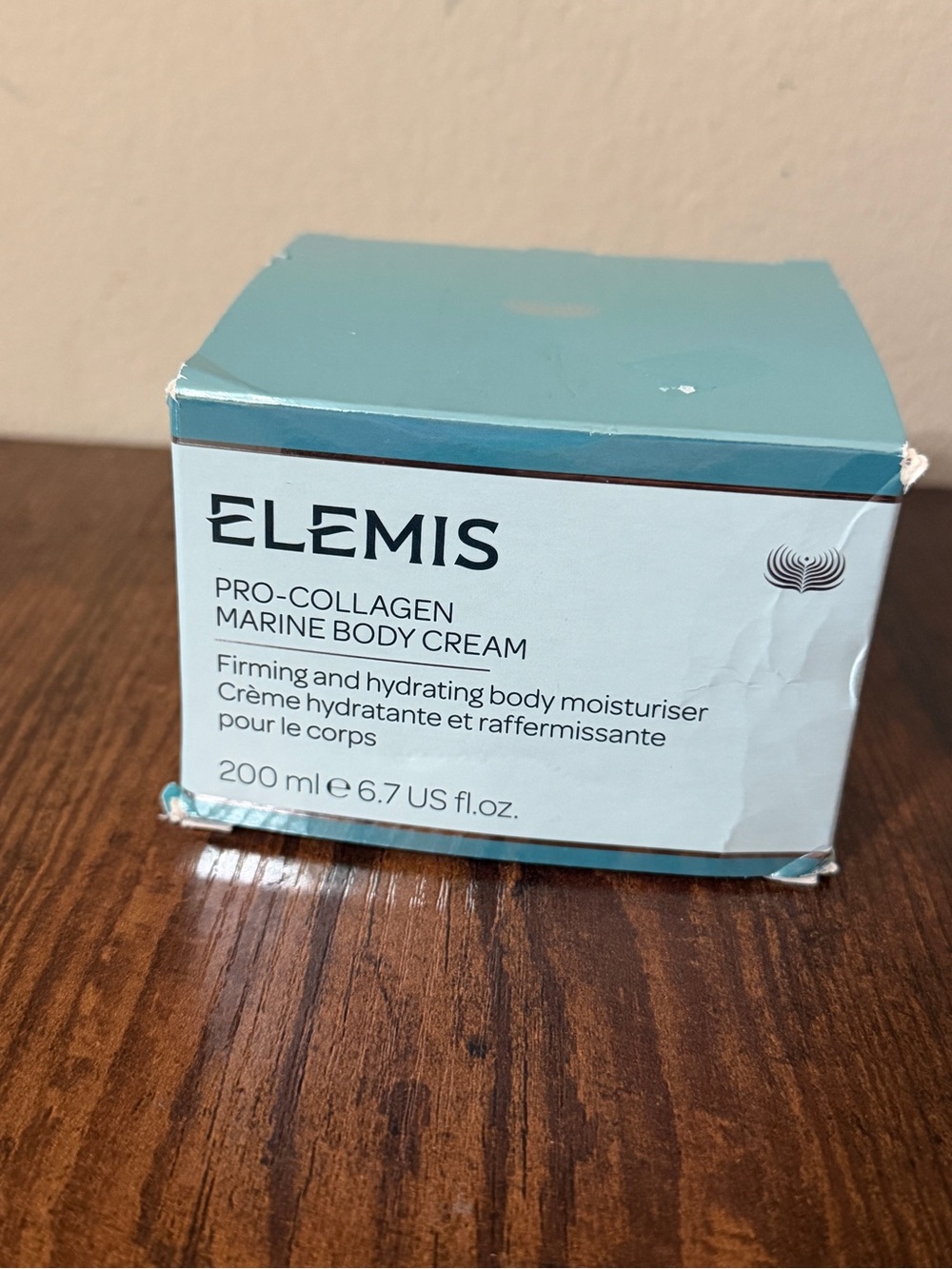 ELEMIS Pro-Collagen Marine Body Cream in aqua packaging